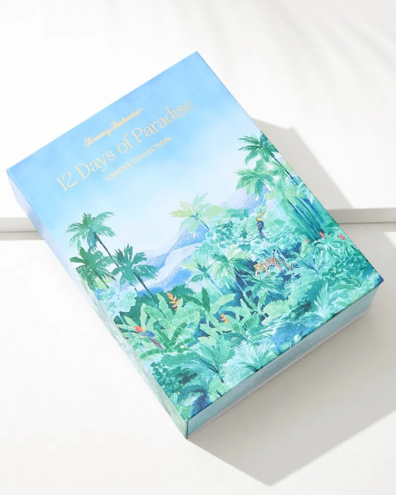 Tommy Bahama 12 Days of Paradise Candle Calendar Multicolor Clearance