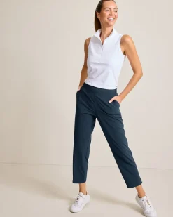 Tommy Bahama Alicia IslandZone® Cropped Easy Pants Dark Sapphire New