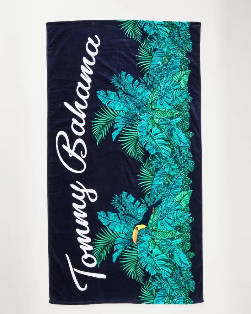 Tommy Bahama All Nighter & Baja Who Can Toucan Beach Towels — Set of 2 Multicolor Clearance