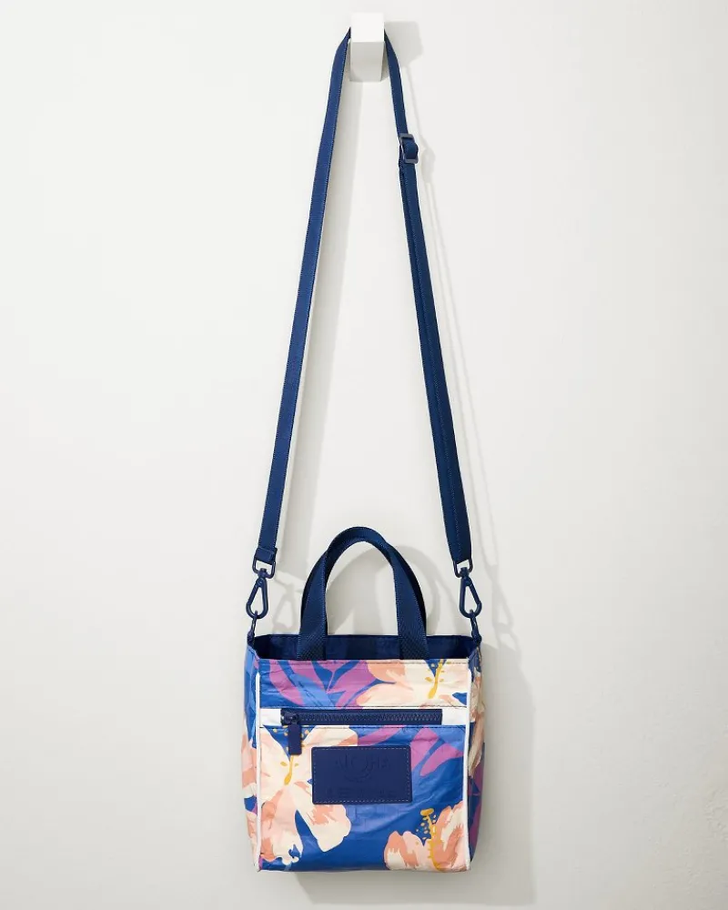 Tommy Bahama Aloha Collection Adrift Crossbody Serene Blue New