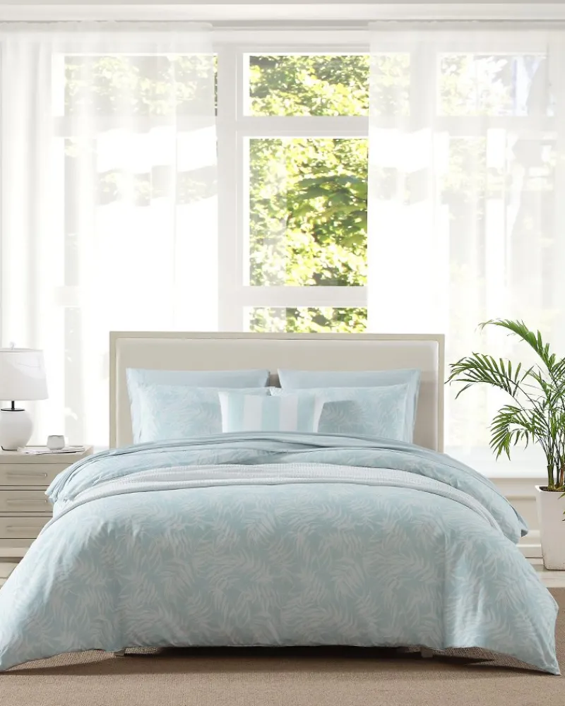 Tommy Bahama Art of Palms 3-Piece Full/Queen Comforter Set Blue Sale