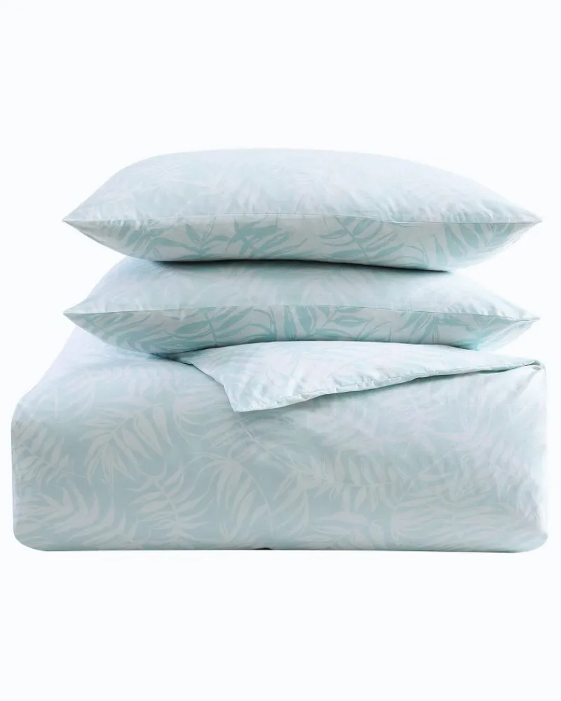Tommy Bahama Art of Palms 3-Piece Full/Queen Comforter Set Blue Sale