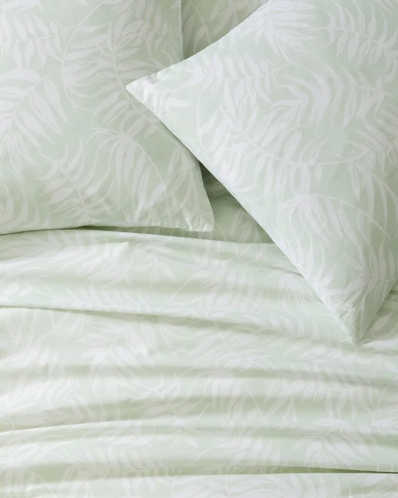 Tommy Bahama Art of Palms 3-Piece Full/Queen Comforter Set Green New