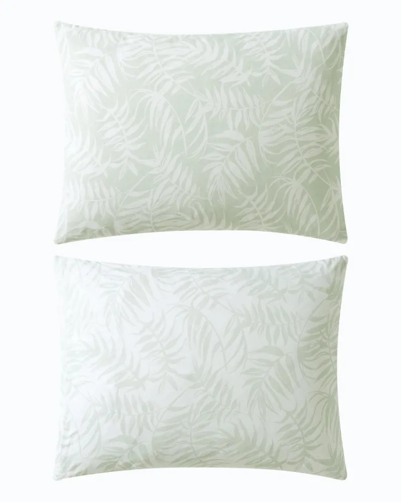 Tommy Bahama Art of Palms 3-Piece Full/Queen Comforter Set Green New