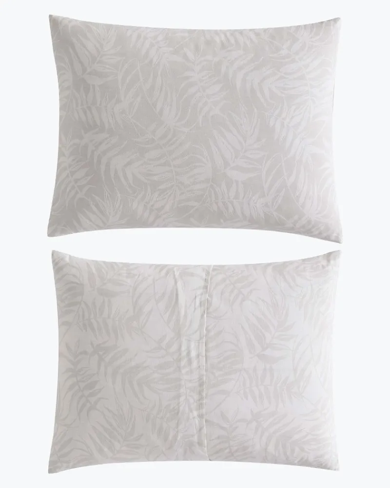 Tommy Bahama Art Of Palms 8-Piece King Bed Set Beige Outlet