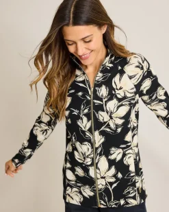 Tommy Bahama Aruba Noche Mar Full-Zip Sweatshirt Black Best