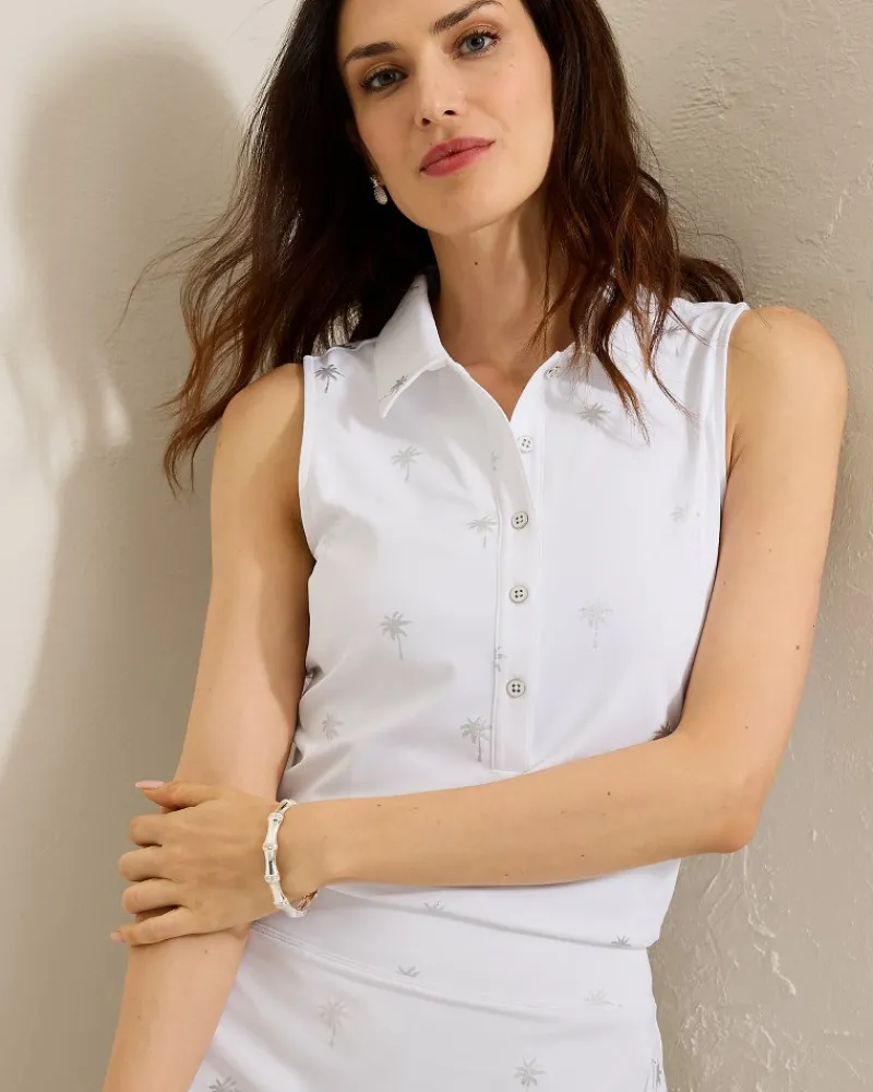 Tommy Bahama Aubrey Beach Daze IslandZone® Polo White Hot