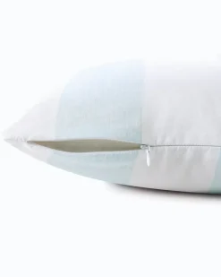 Tommy Bahama Awning Stripe Decorative Pillow Blue Discount