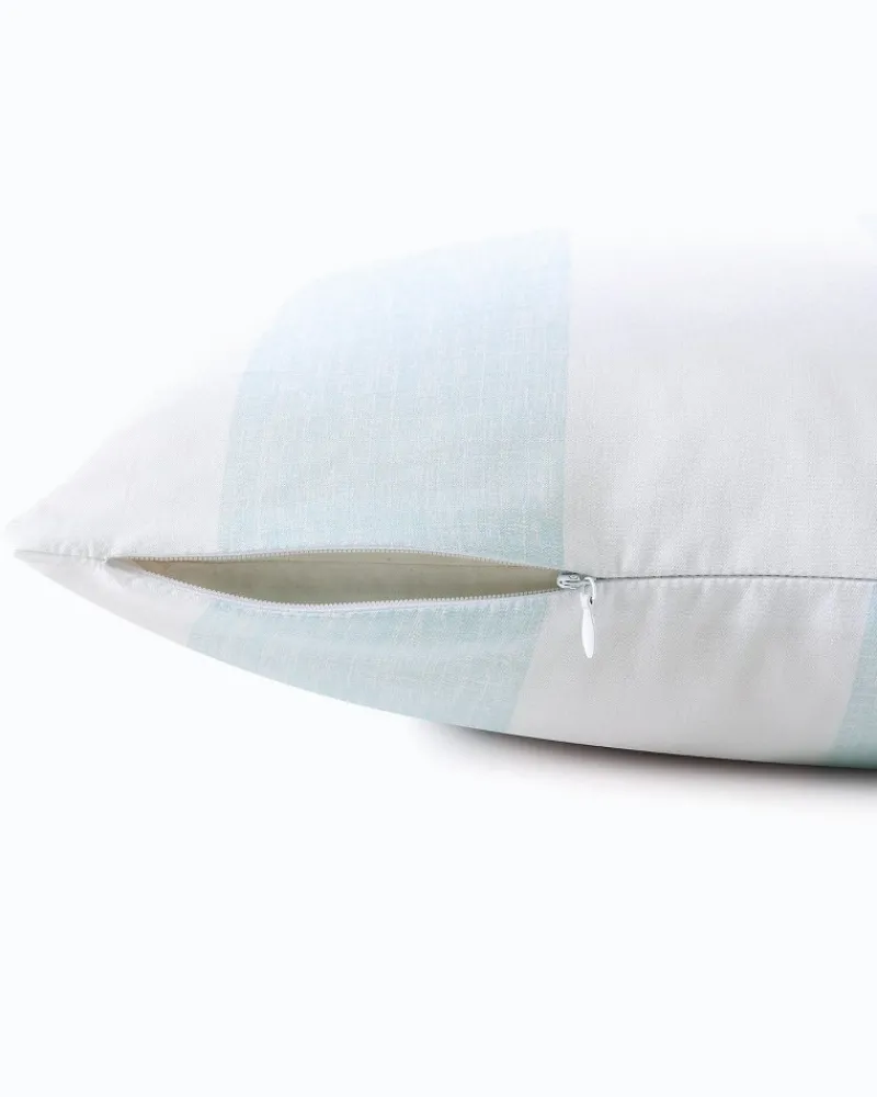Tommy Bahama Awning Stripe Decorative Pillow Blue Discount