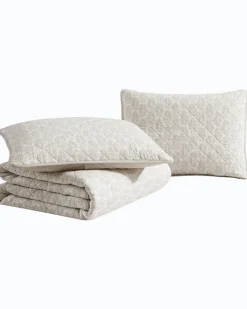 Tommy Bahama Bahama Fronds Reversible 3-Piece Full/Queen Quilt Set Brown Outlet