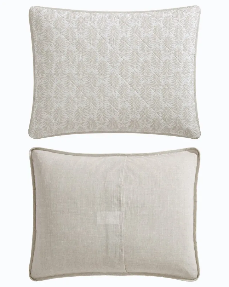 Tommy Bahama Bahama Fronds Reversible 3-Piece Full/Queen Quilt Set Brown Outlet