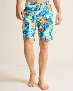 Tommy Bahama Baja Surfside Sounds 9-Inch Boardshorts Kohala Teal