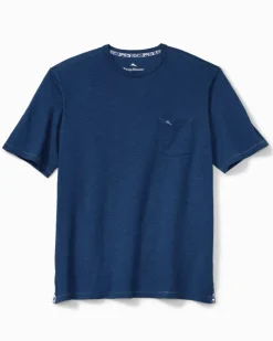 Tommy Bahama Bali Beach Crew T-Shirt Bering Blue Hot