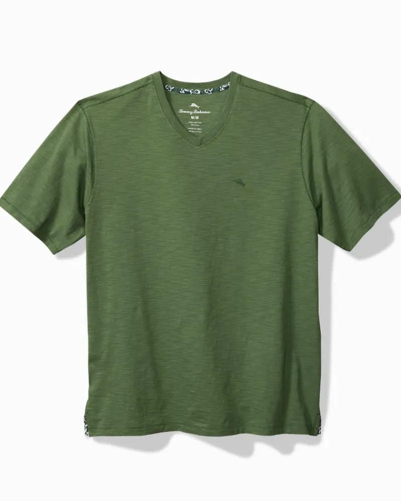 Tommy Bahama Bali Beach V-Neck T-Shirt Bonsai Outlet