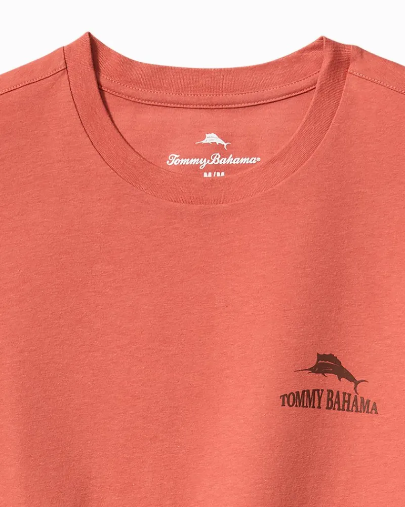 Tommy Bahama Bar for the Course Graphic T-Shirt Red Ginger