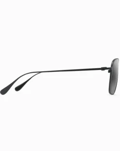 Tommy Bahama Beaches Aviator Sunglasses by Maui Jim® Matte Black