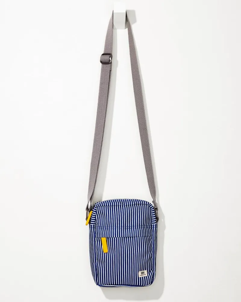 Tommy Bahama Bond Canvas Crossbody Hickory Stripe Hot