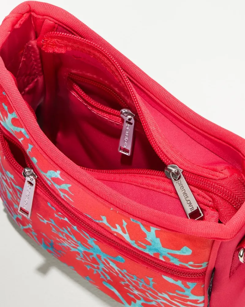 Tommy Bahama Botanical Mini Crossbody Bag Coral Hot