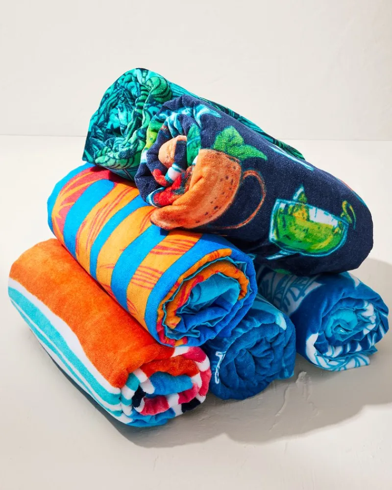 Tommy Bahama Cape Coral & Happy Hour Beach Towels — Set of 2 Multicolor Online
