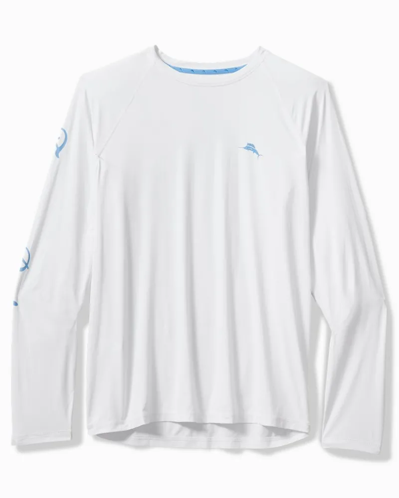Tommy Bahama Chill Time Surf IslandZone® Rash Guard White Clearance