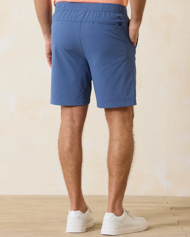 Tommy Bahama Chip Shot E-Waist IslandZone® 8-Inch Shorts Dockside Blue Clearance