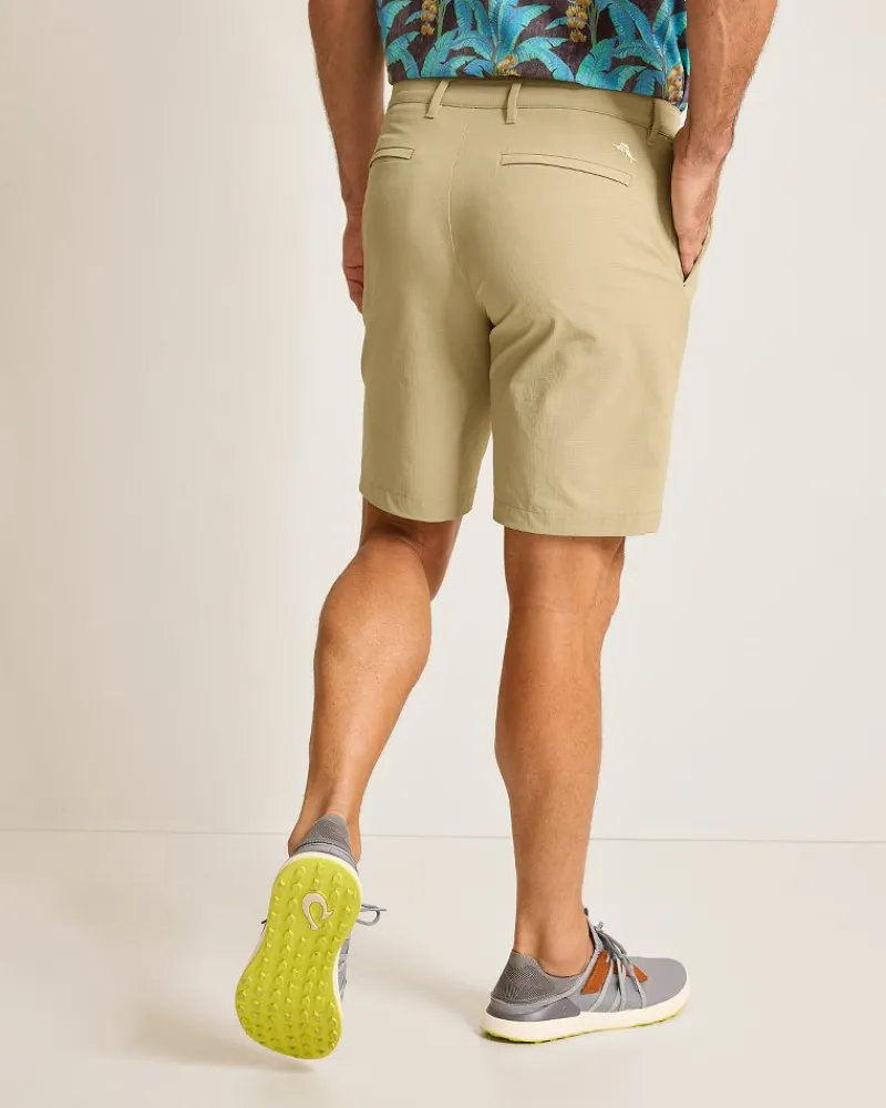 Tommy Bahama Chip Shot IslandZone® 9-Inch Shorts Stone Khaki