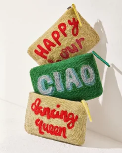 Tommy Bahama Ciao Beaded Clutch Green Clearance