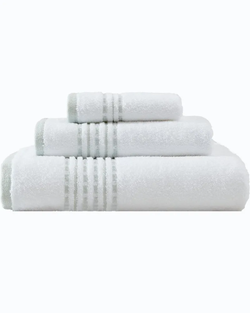 Tommy Bahama Cliff Side Green 3-Piece Towel Set Sage Outlet