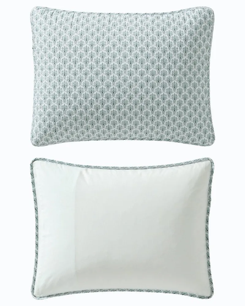 Tommy Bahama Coastal Batik 3-Piece Full/Queen Quilt Set Spring Green