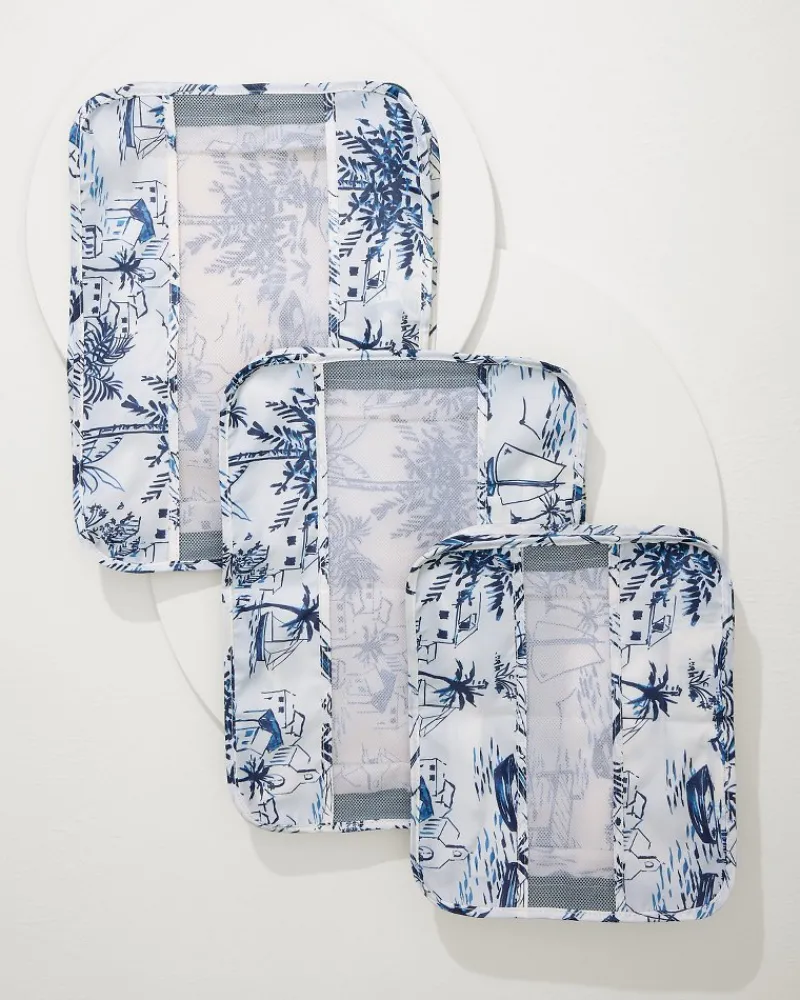 Tommy Bahama Packing Cube 6-Piece Set Daise Seascape Hot