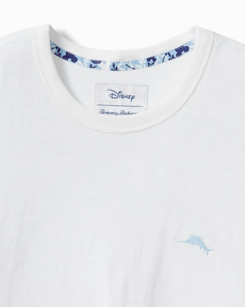 Tommy Bahama Disney Paradise Bound Short-Sleeve Lux T-Shirt White Clearance