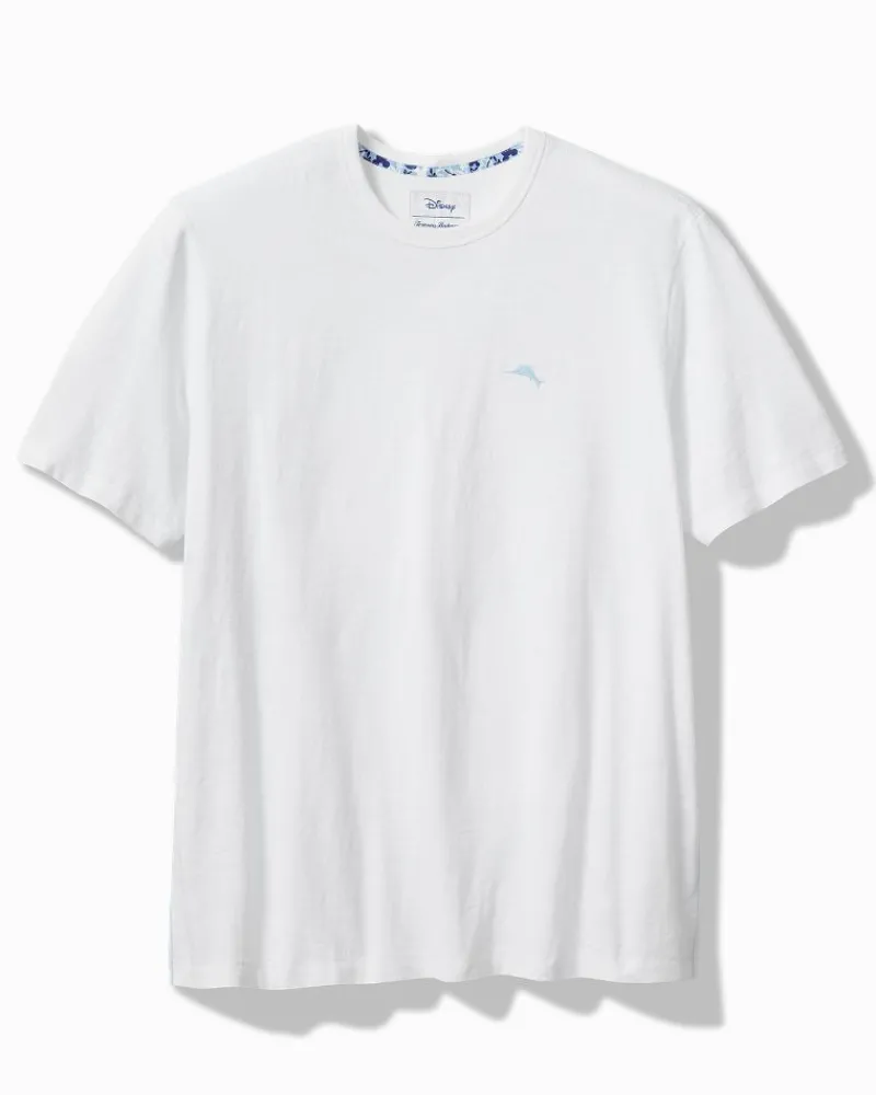 Tommy Bahama Disney Paradise Bound Short-Sleeve Lux T-Shirt White Clearance