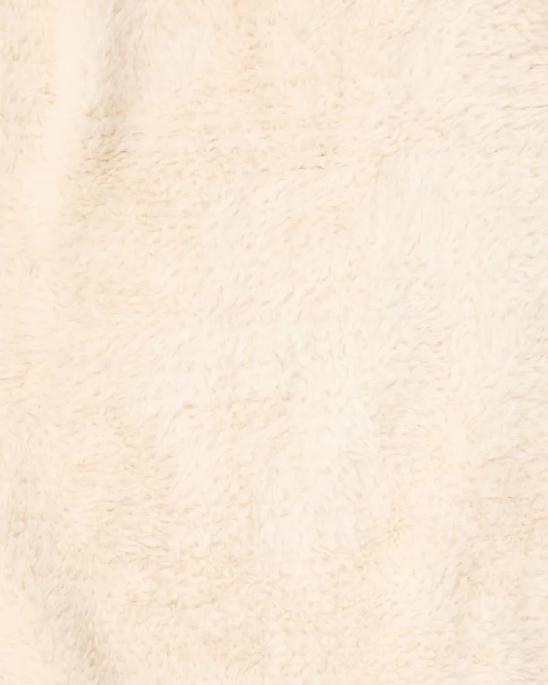 Tommy Bahama Faux Sable Knit Throw Ivory Hot