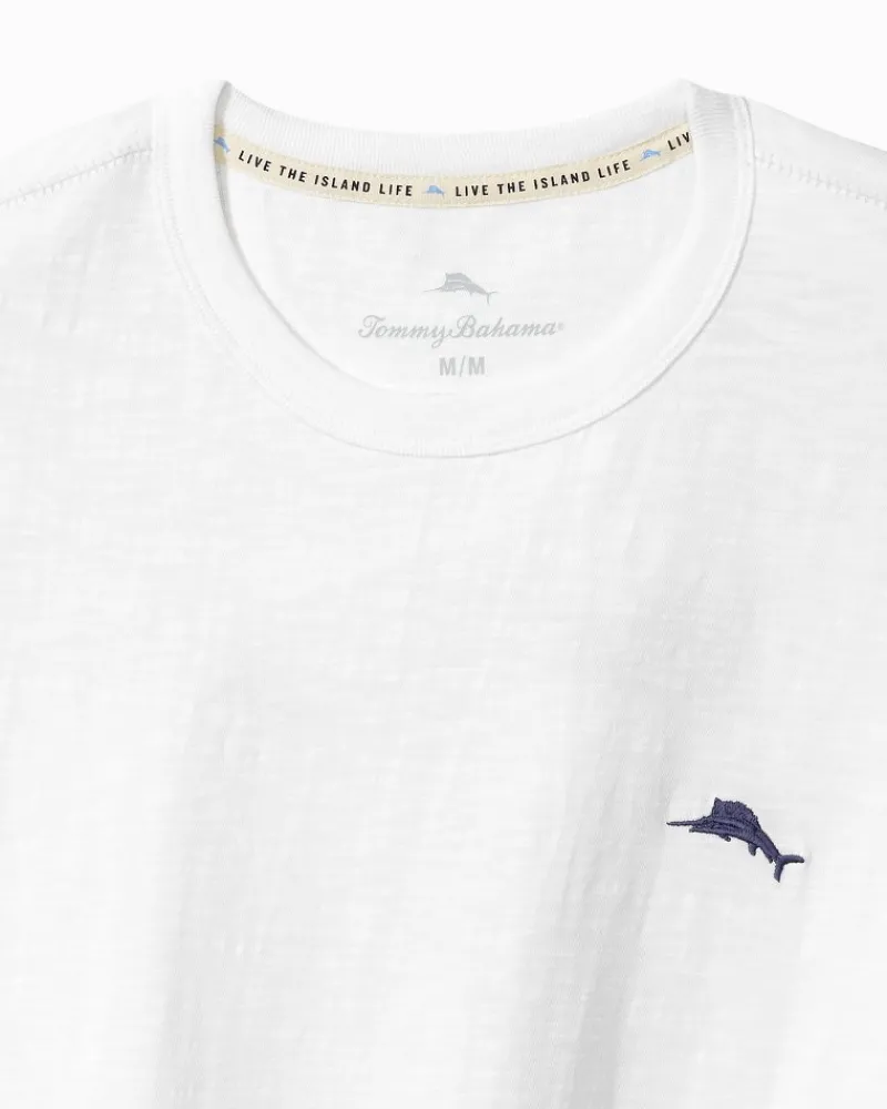 Tommy Bahama Feelin' Festive Long-Sleeve Lux T-Shirt White Hot