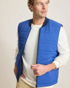 Tommy Bahama Fresno Flip Reversible Vest Ocean Deep Clearance