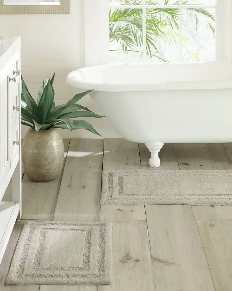 Tommy Bahama Isla Bath Rug Set of 2 Grey Outlet