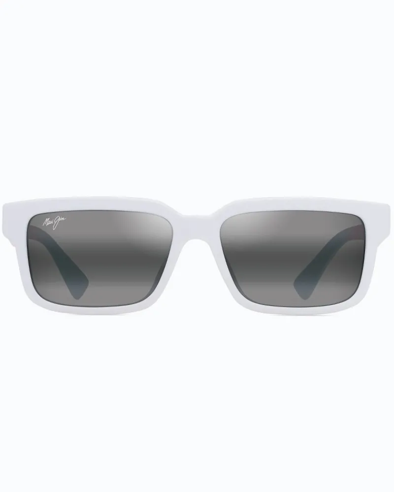 Tommy Bahama Hiapo Asian Fit Sunglasses by Maui Jim® White Sale