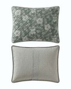 Tommy Bahama Hibiscus Reversible 3-Piece Full/Queen Quilt Set Jungle Outlet