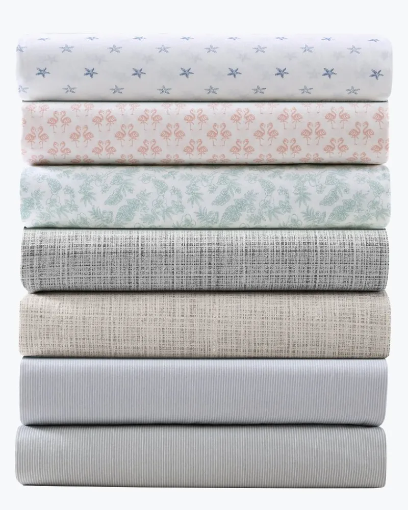 Tommy Bahama Island Cays Queen Sheet Set Blue