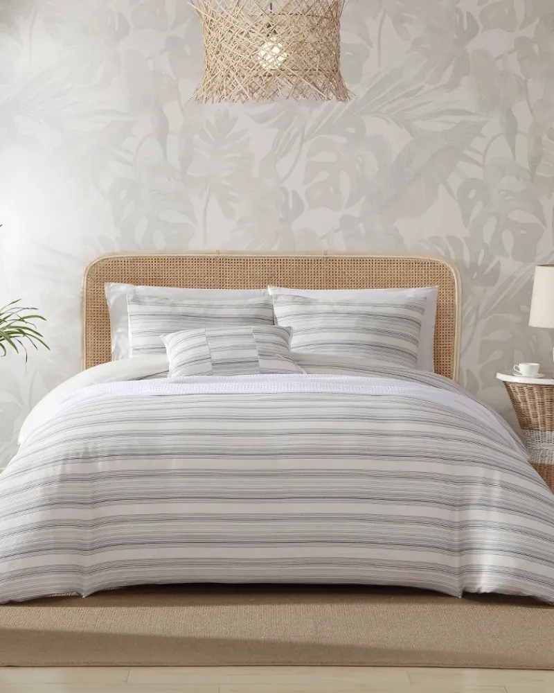 Tommy Bahama Island Micro Waffle 4-Piece King Comforter Set Coconut Best