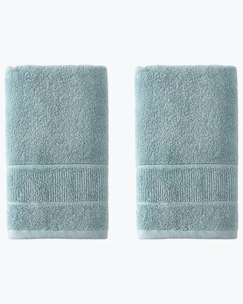 Tommy Bahama Island Retreat 2-Piece Hand Towel Set Bay Blue Online