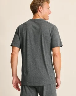 Tommy Bahama Jersey Short-Sleeve V-Neck T-Shirt Heather Charcoal Grey Discount