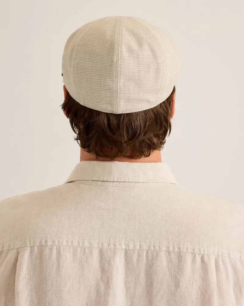 Tommy Bahama Jeth 8-Panel Cap Chalk Plaid