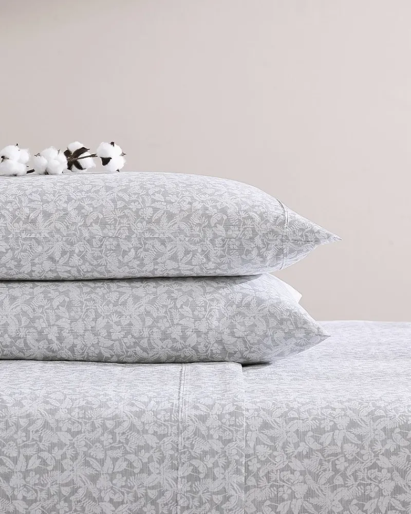 Tommy Bahama Koya Bay 4-Piece Queen Sheet Set Grey Online