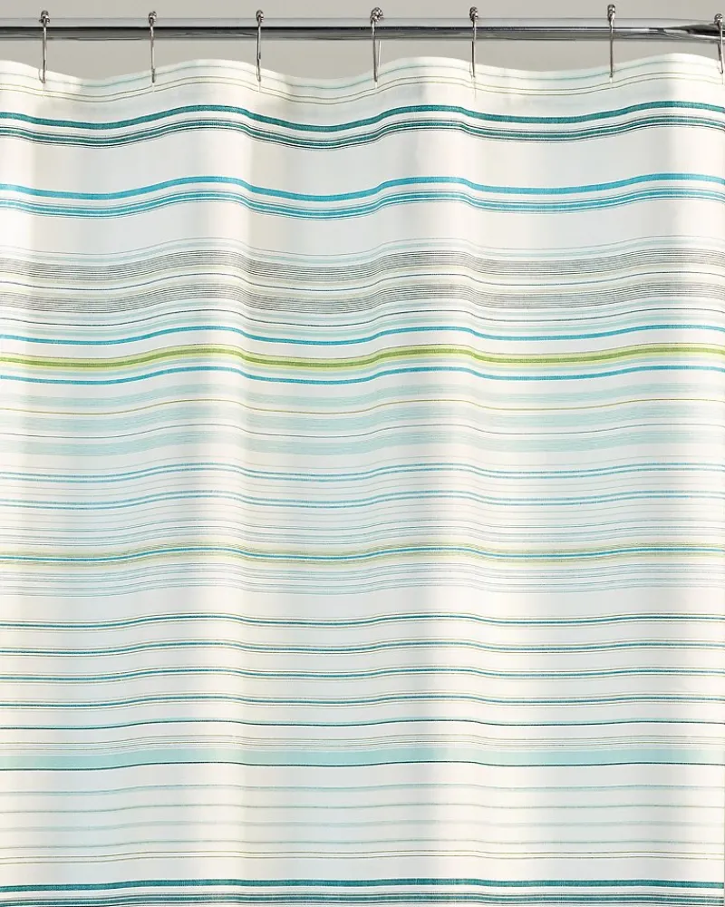 Tommy Bahama La Scala Breezer Shower Curtain Green Outlet