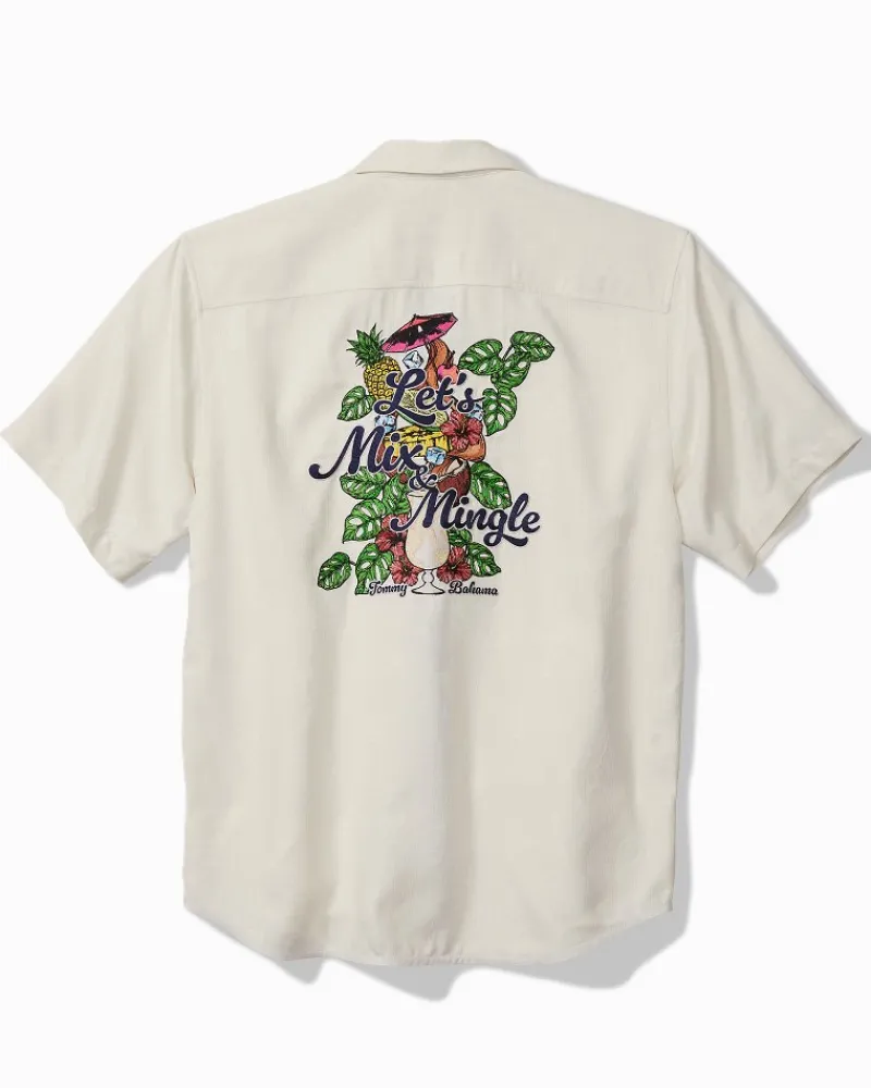 Tommy Bahama Let's Mix & Mingle Silk Camp Shirt Continental Outlet