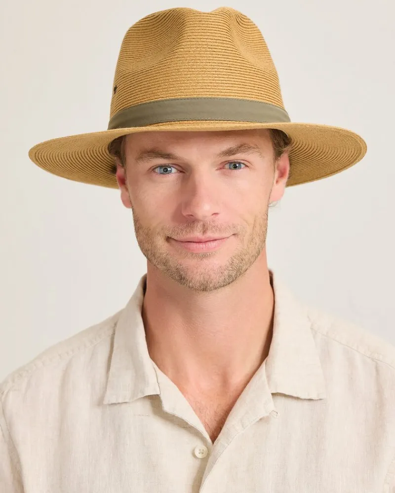 Tommy Bahama Lindeman Packable Safari Hat Tea