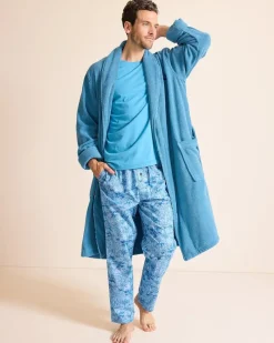 Tommy Bahama Loop Terry Robe Blue Fade