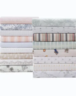 Tommy Bahama Lovely Palms 4-Piece King Sheet Set Pink Discount