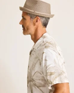 Tommy Bahama Mannes Braid Hat Tawny